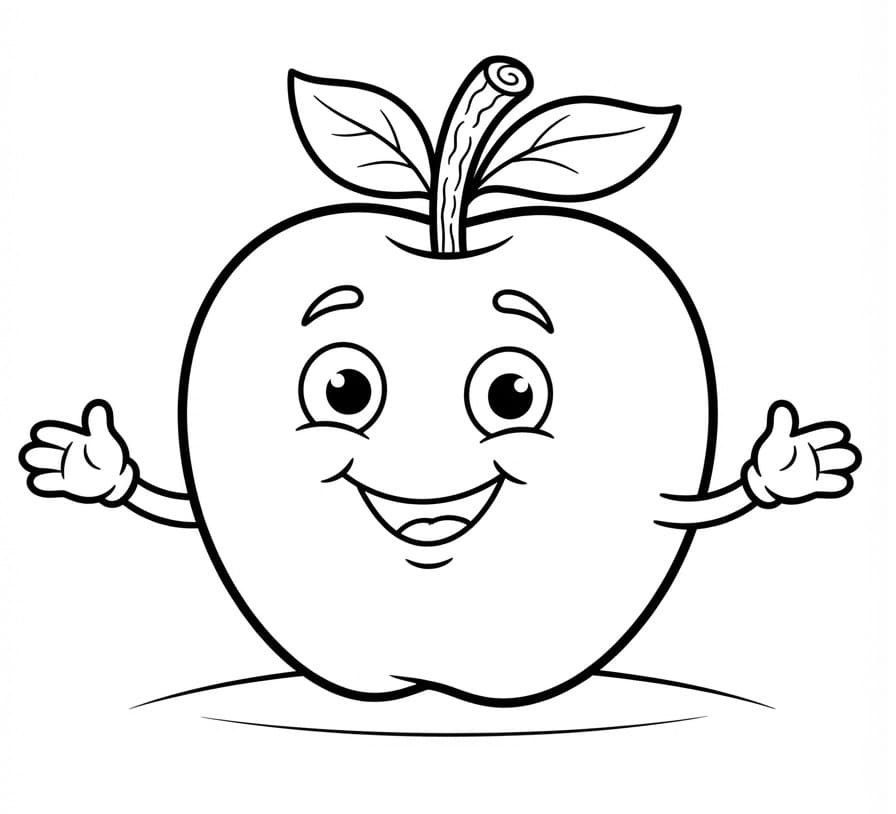 Cartoon appel