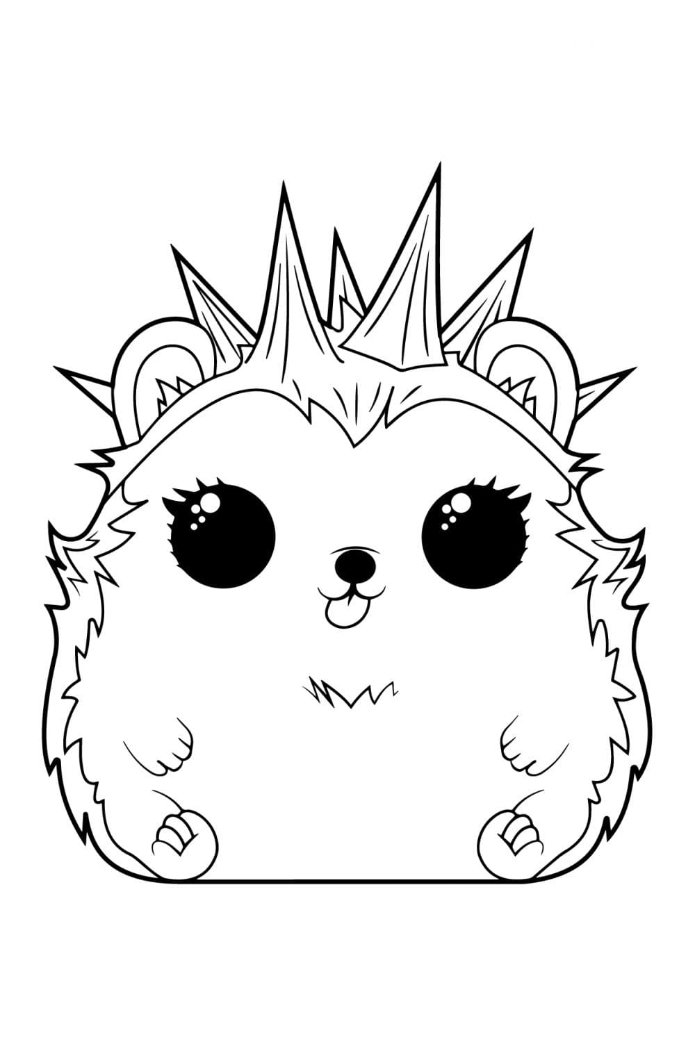 Chiki’s Rare Pet Hedgehog van LOL Pets kleurplaat