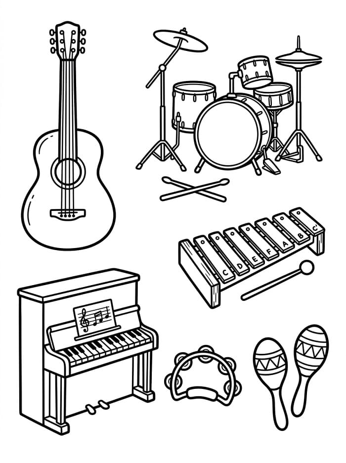 Coole Muziekinstrumenten