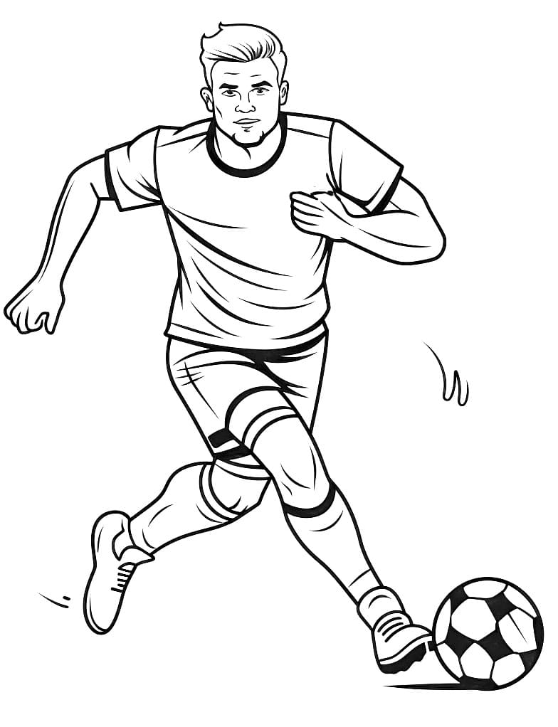 Coole Voetbalspeler