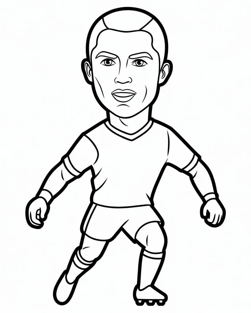 Cristiano Ronaldo Gratis Afdrukbaar