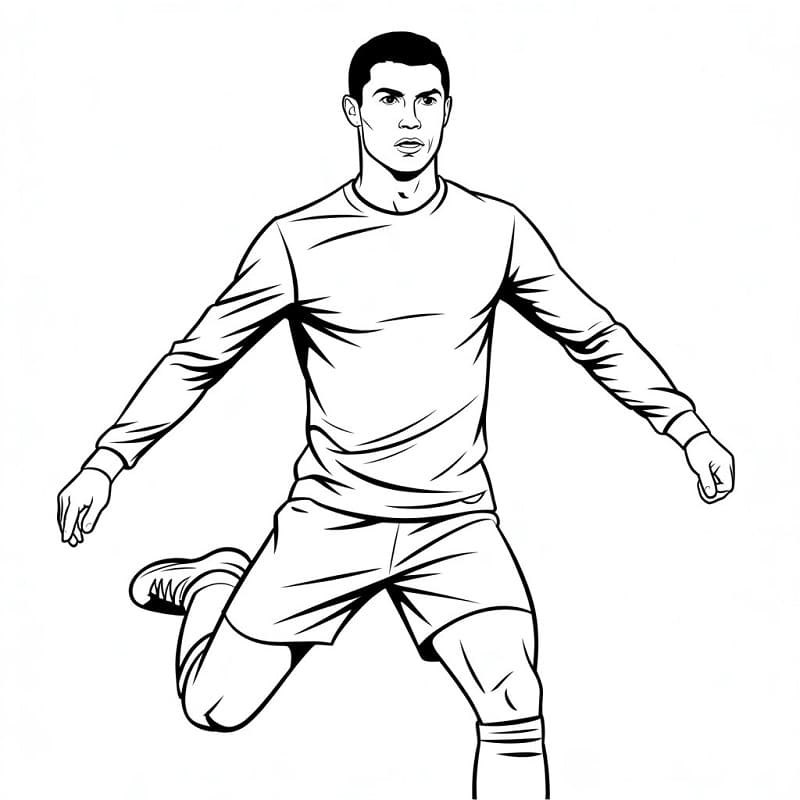 Cristiano Ronaldo om Uit te Printen