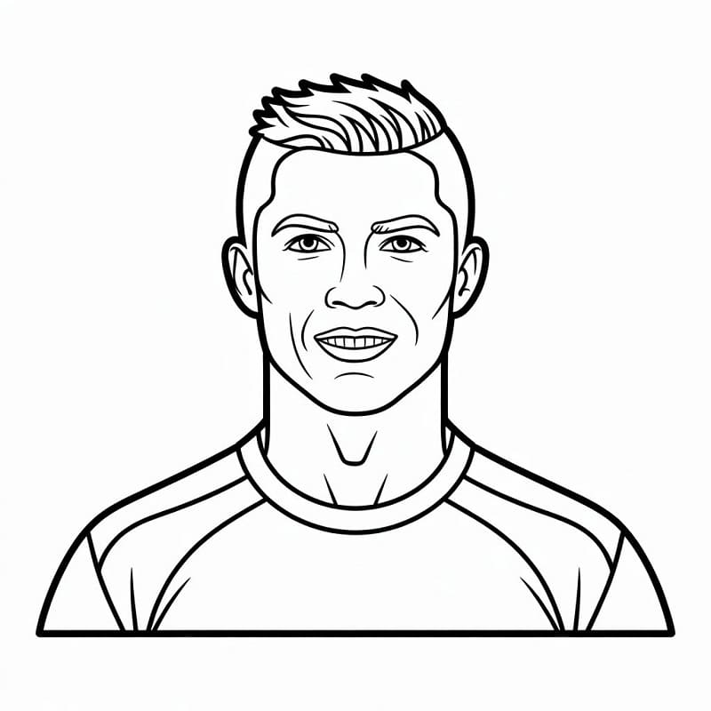 Cristiano Ronaldo om te Printen