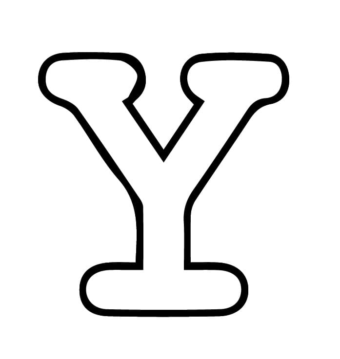 De letter Y in het alfabet