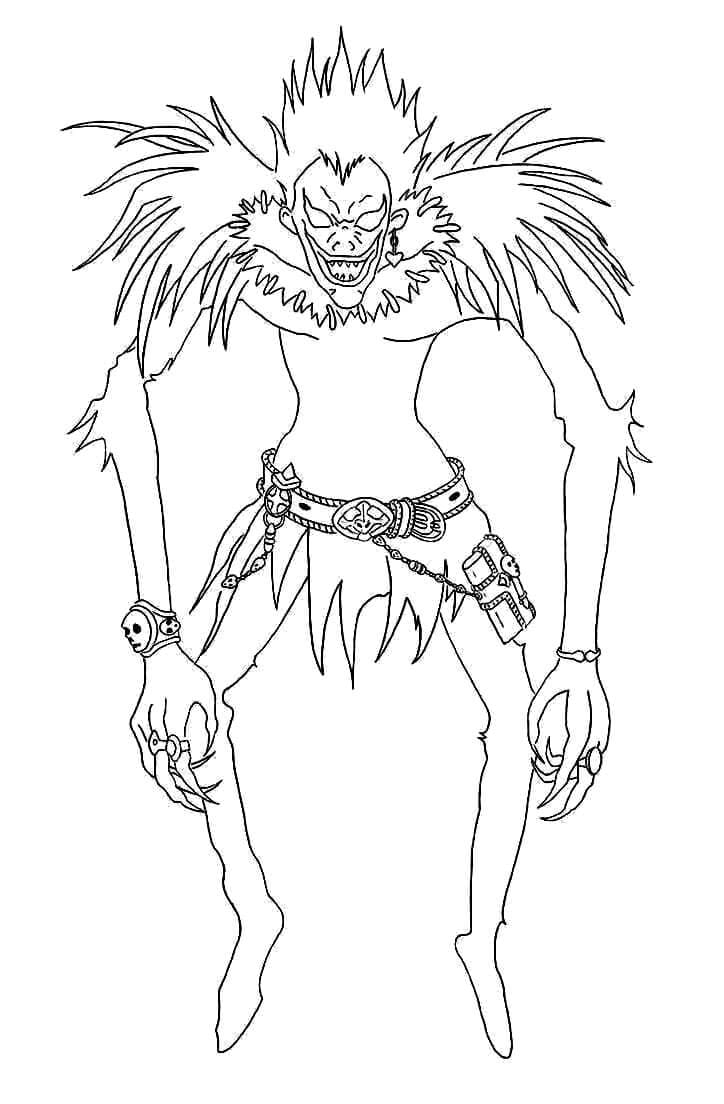Death Note kleurplaat