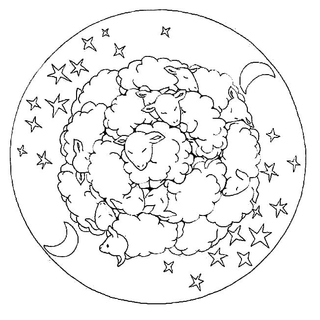 Dieren Mandala Afbeelding