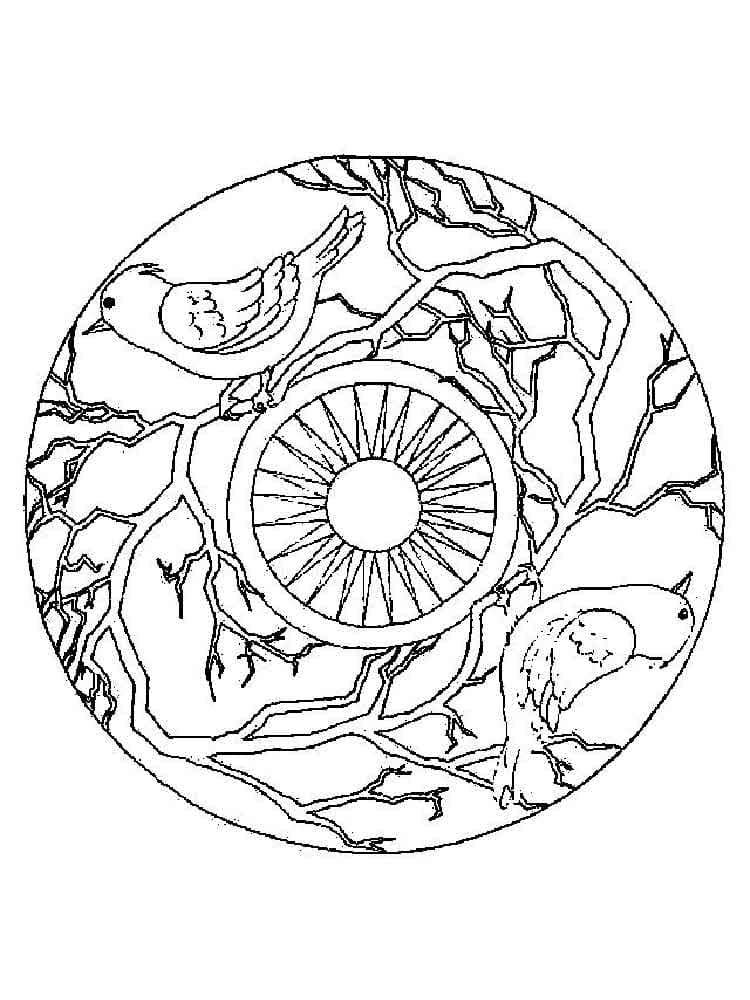 Dieren Mandala Gratis