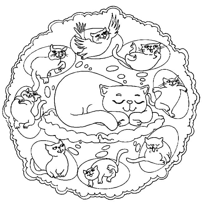 Dieren Mandala om Uit te Printen