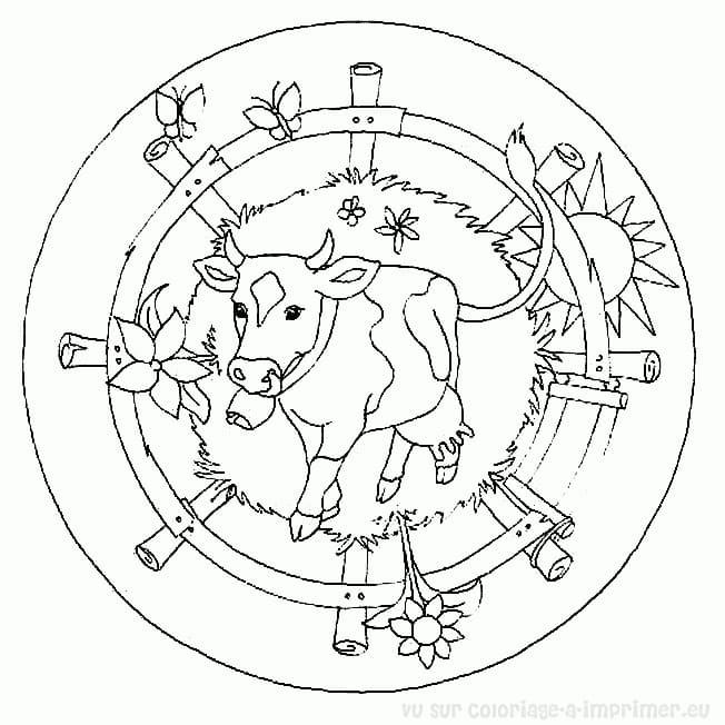 Dieren Mandala voor Kinderen