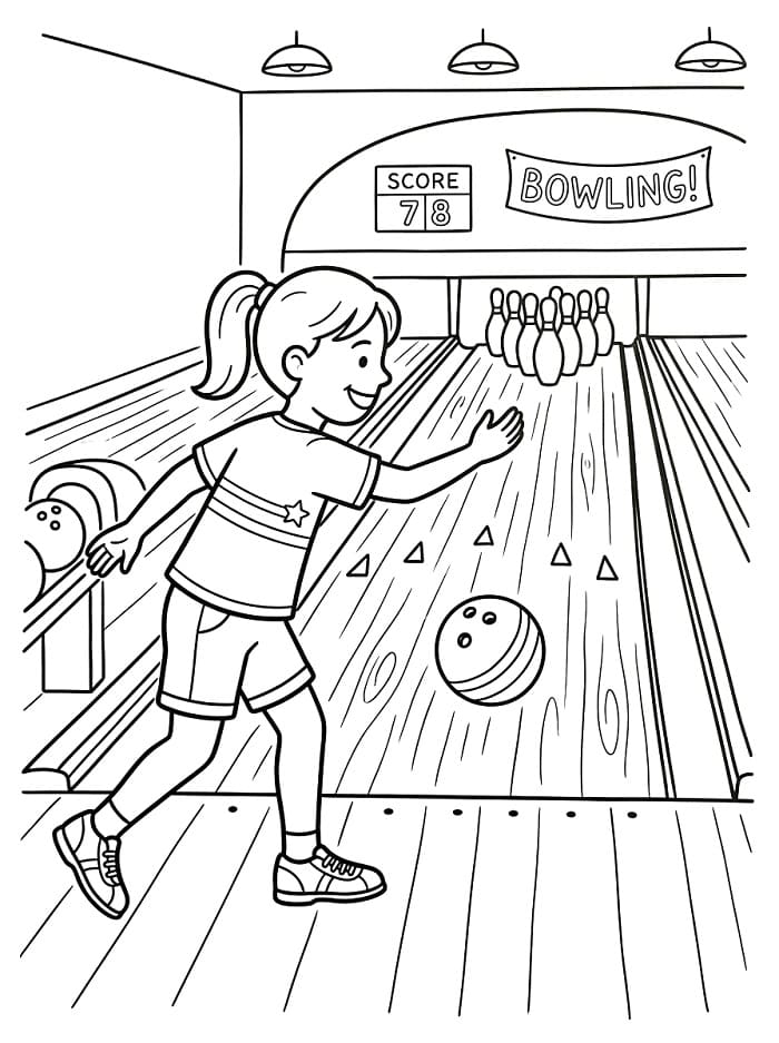 Een Bowlingspeler