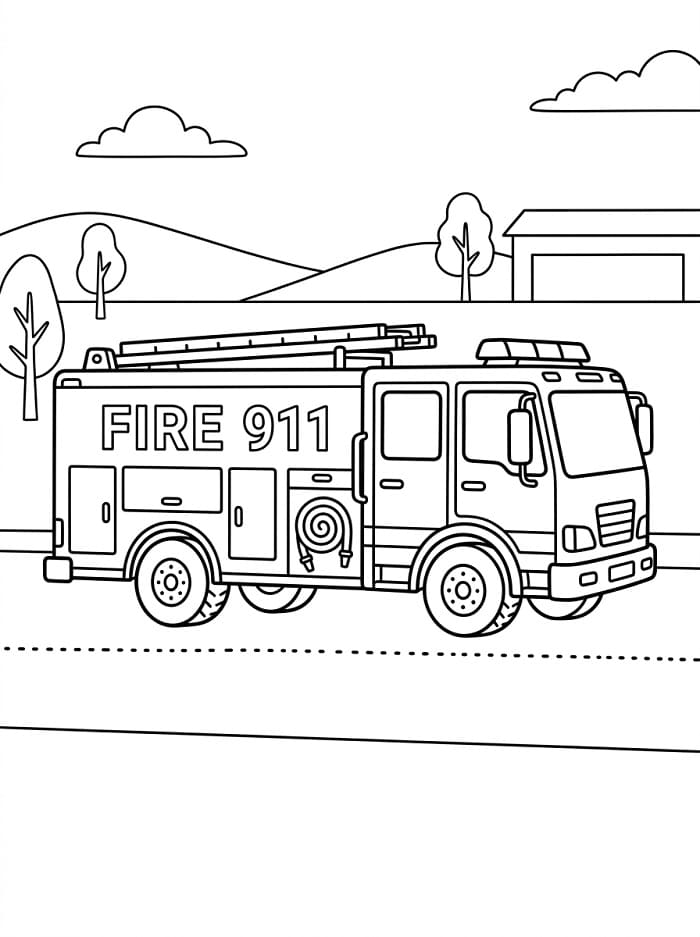 Een Brandweerwagen