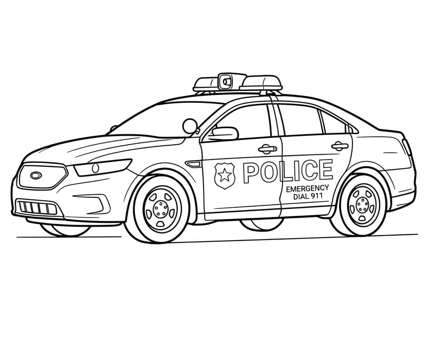 Een politieauto