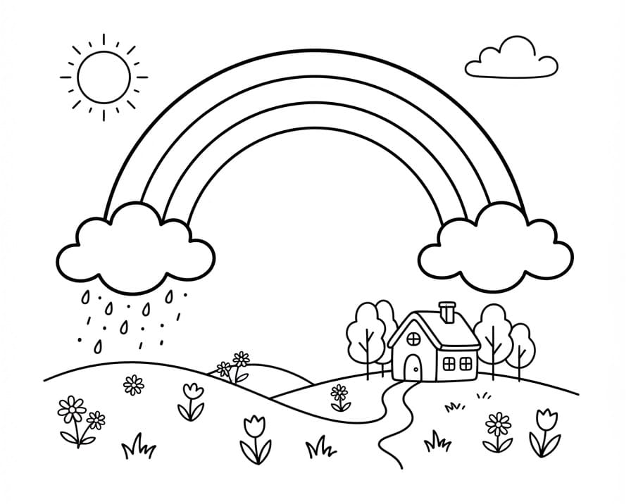 Een regenboog