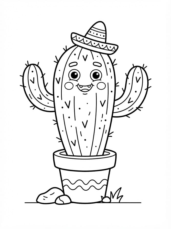 Een schattige cactus