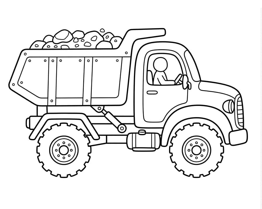 Een vrachtwagen
