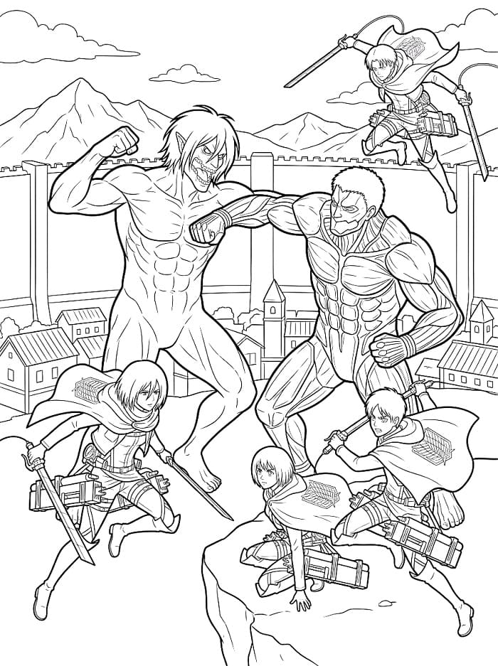 Eenvoudige Attack on Titan