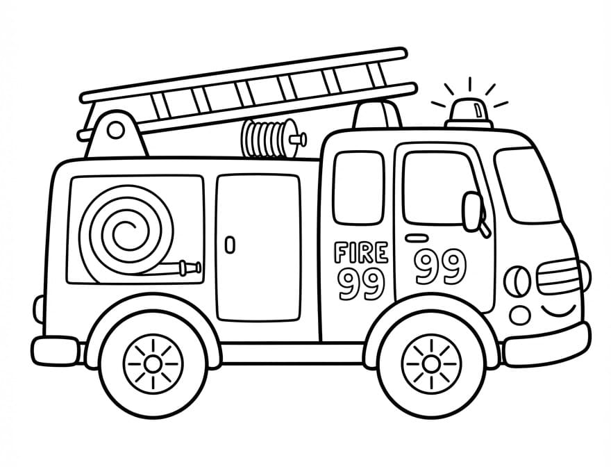 Eenvoudige Brandweerwagen