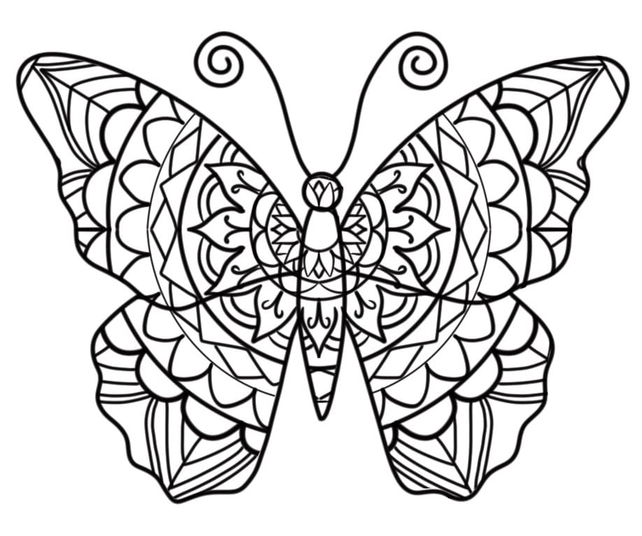 Eenvoudige Dieren Mandala