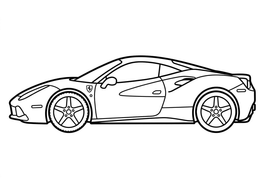 Eenvoudige Ferrari