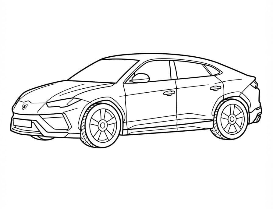 Eenvoudige Lamborghini