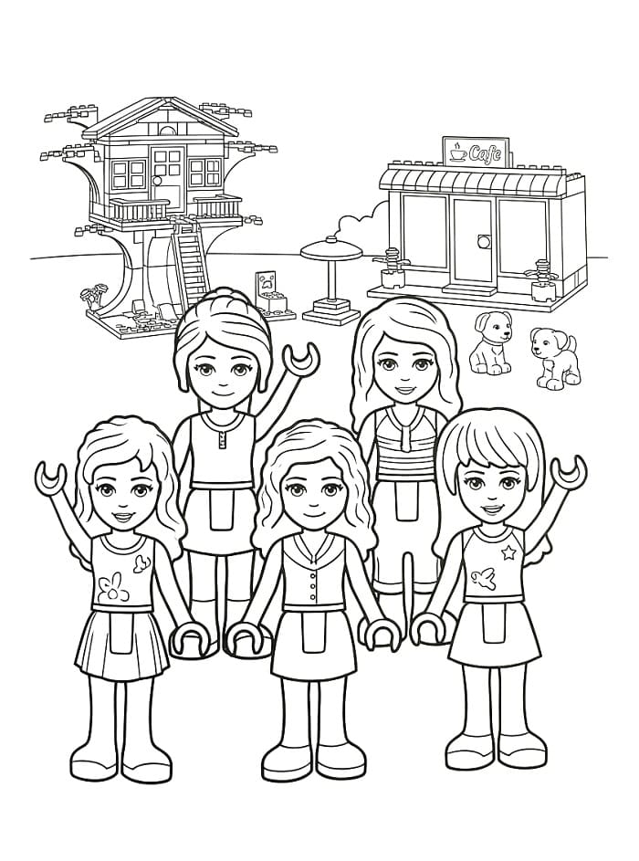 Eenvoudige Lego Friends