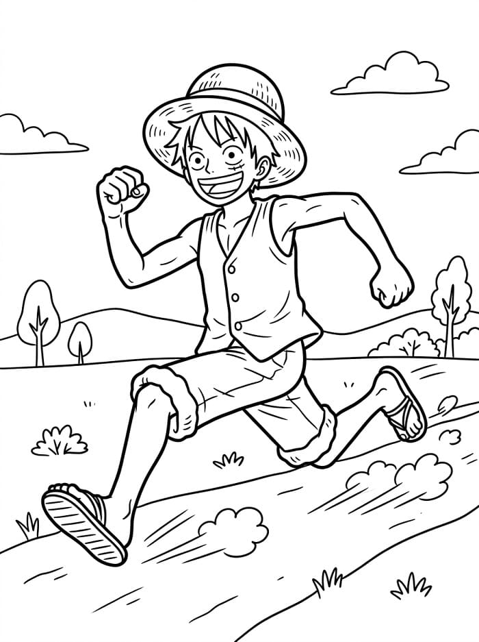 Eenvoudige Luffy