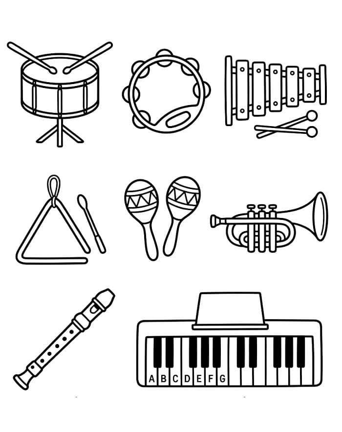Eenvoudige Muziekinstrumenten