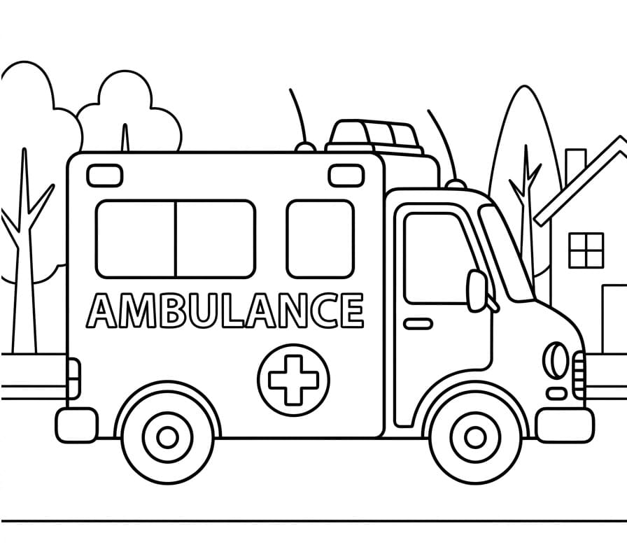 Eenvoudige ambulance