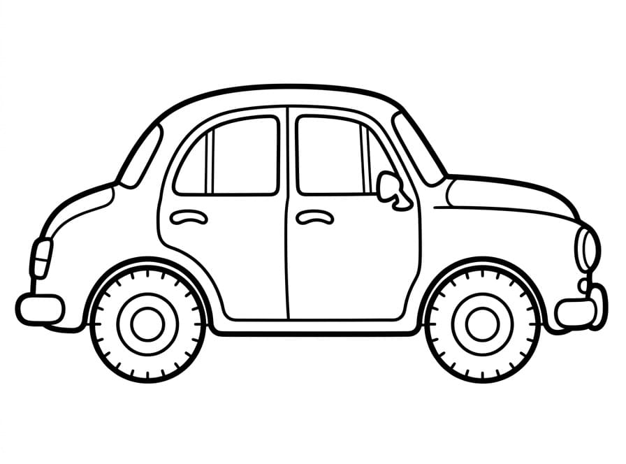 Eenvoudige auto