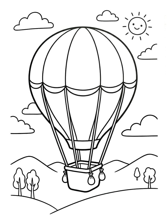 Eenvoudige luchtballon