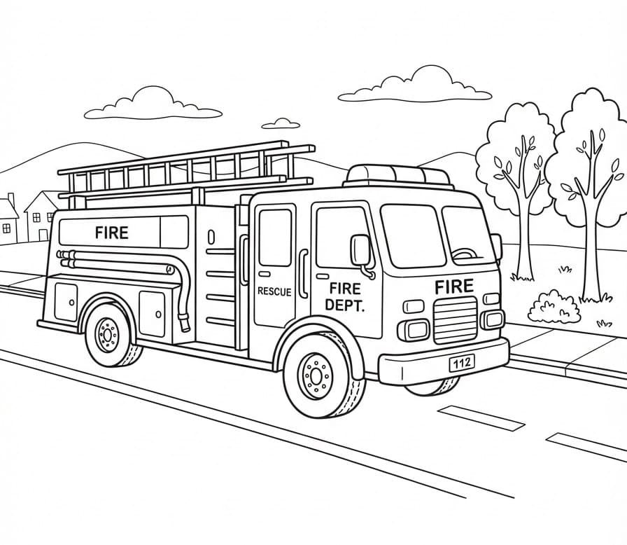 Fantastische Brandweerwagen