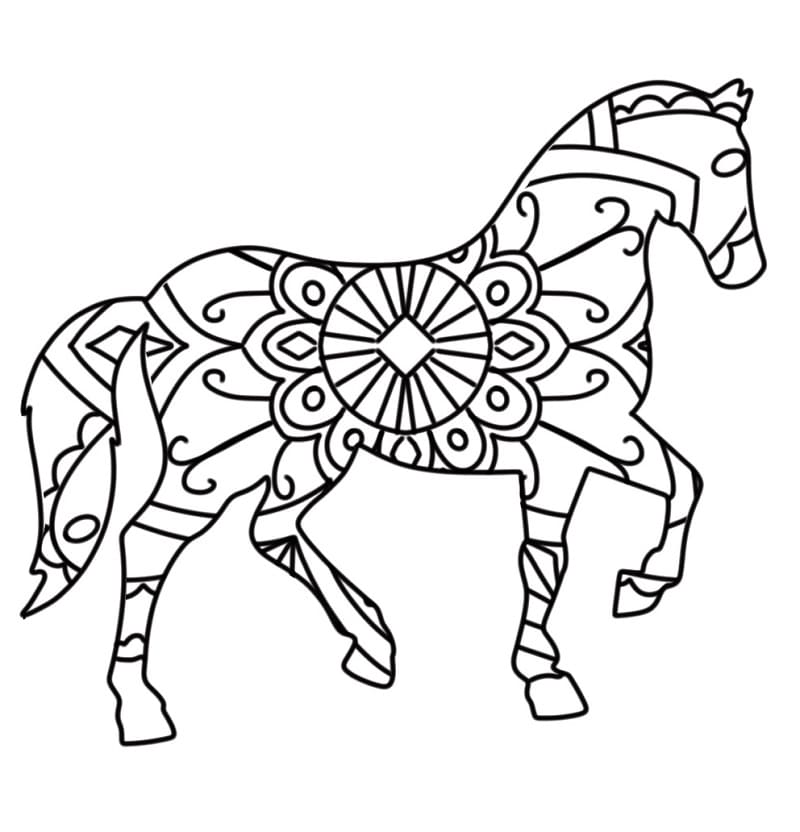 Fantastische Dieren Mandala