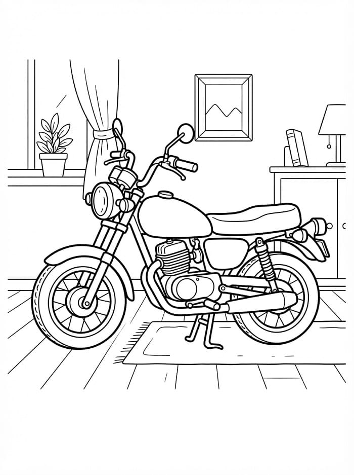 Fantastische motorfiets