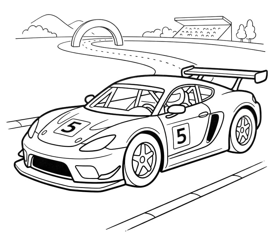 Fantastische raceauto