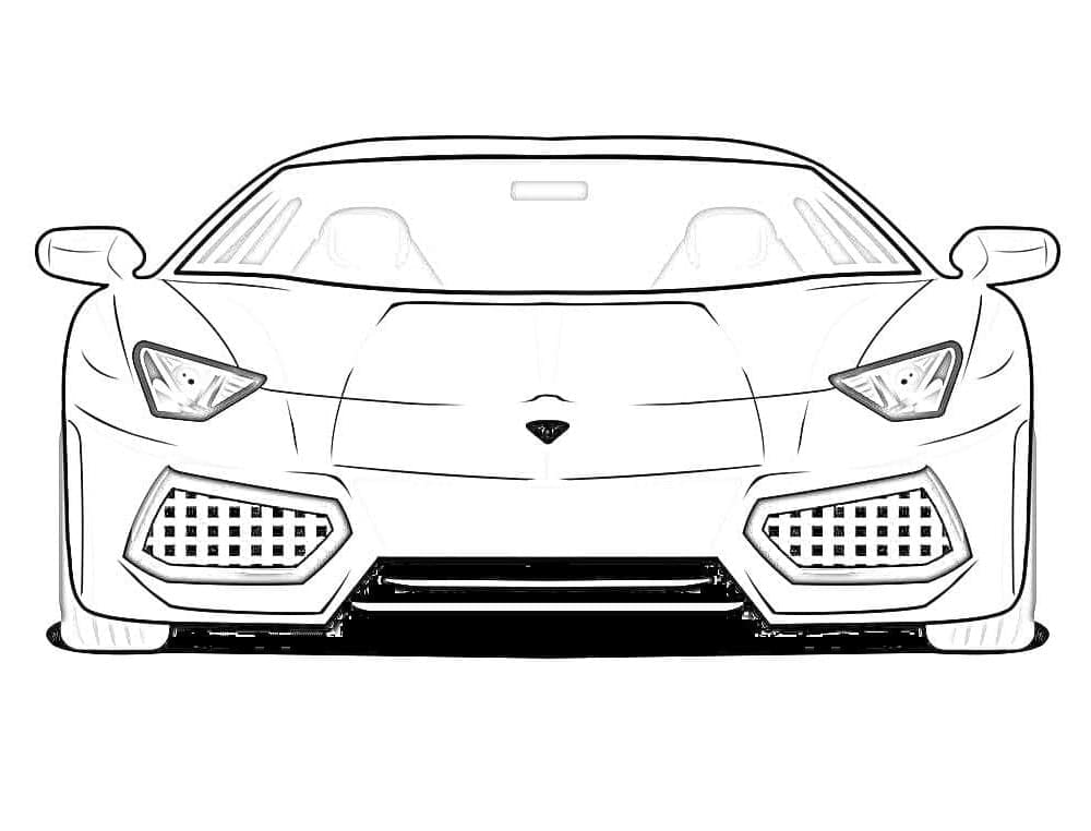 Ferrari afdrukbaar voor kinderen
