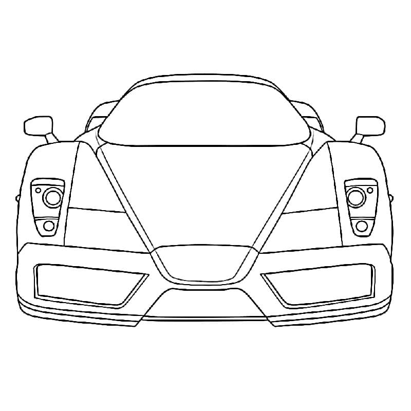 Ferrari afdrukbare afbeelding