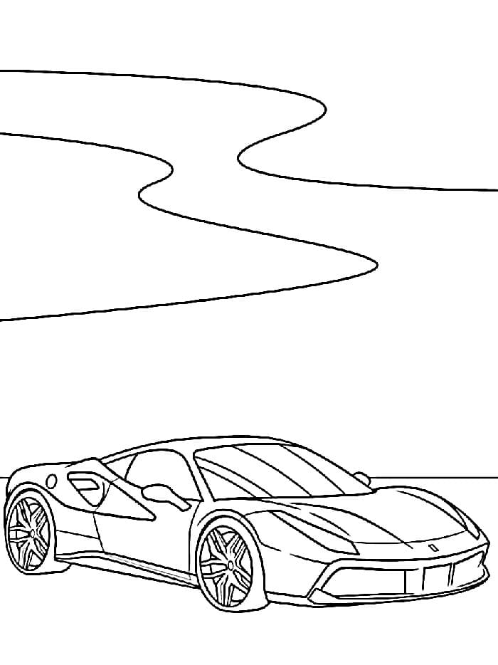 Ferrari om te printen