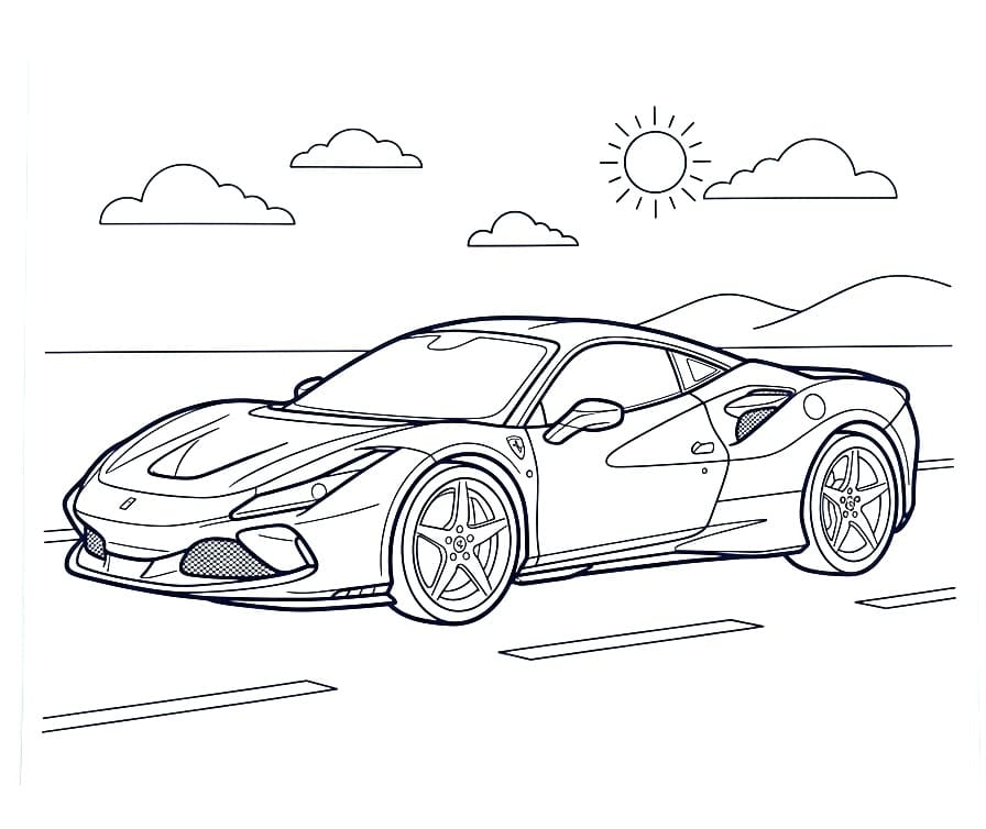 Ferrari-sportwagen