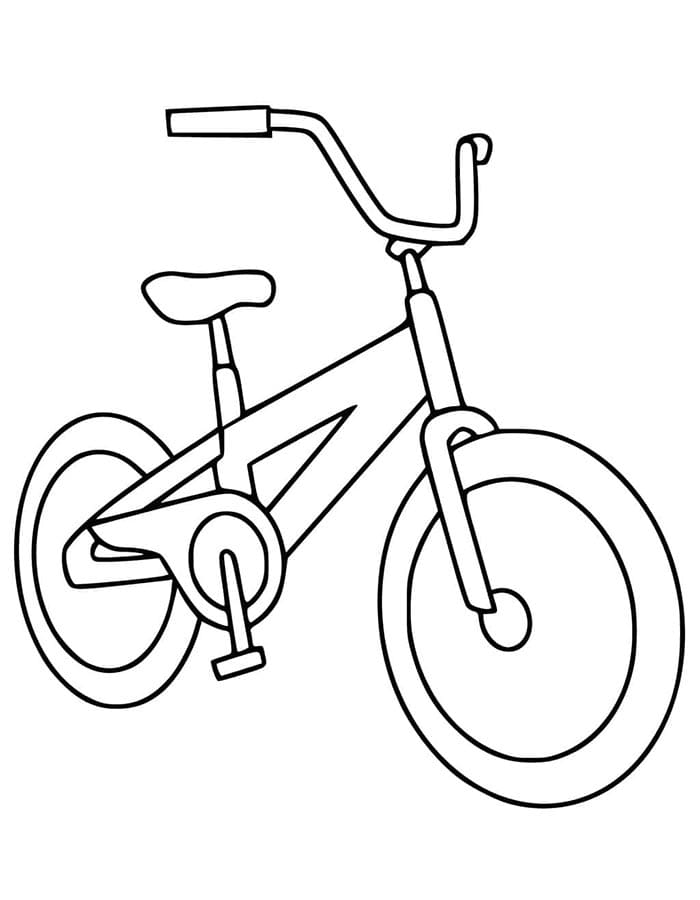 Fiets afdrukbaar voor kinderen
