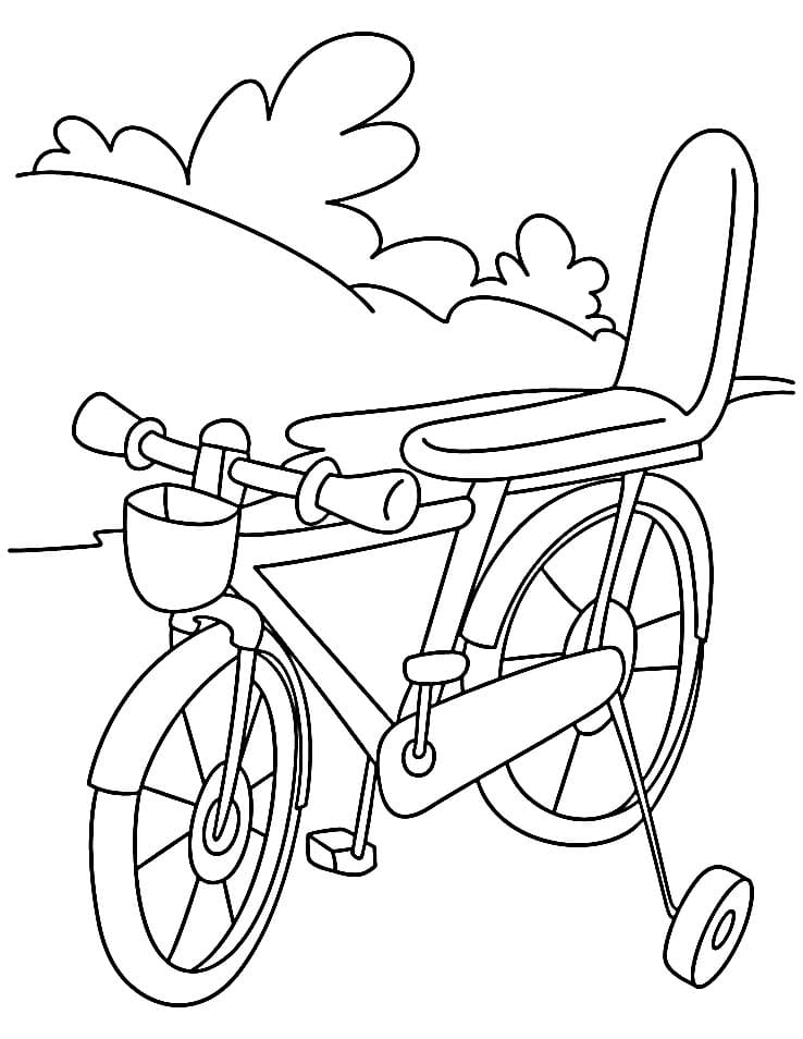 Fiets afdrukbare afbeelding