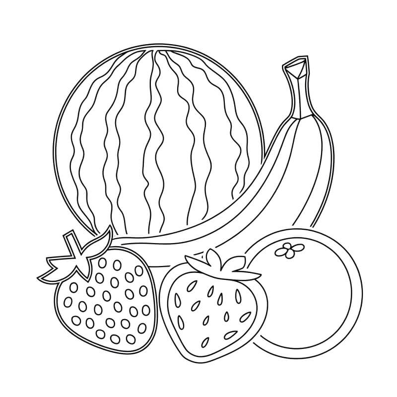 Fruit om te printen