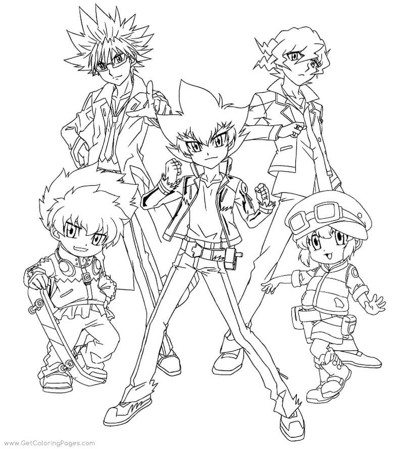 Geanimeerde Beyblade