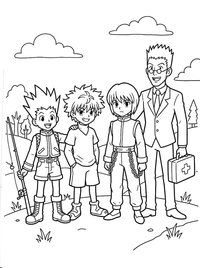 Geanimeerde Hunter x Hunter