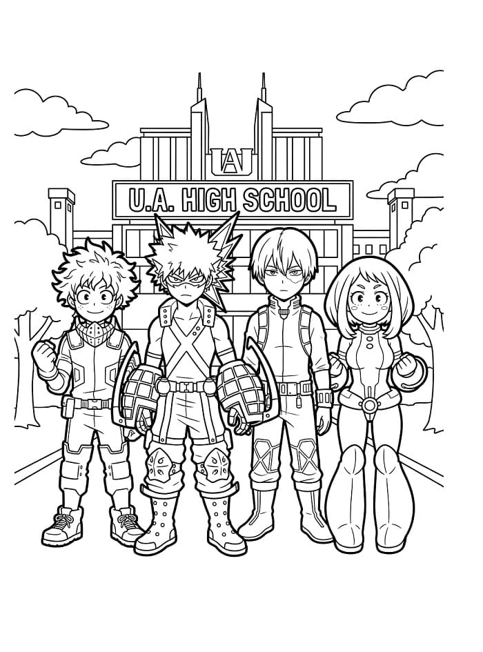 Geanimeerde My Hero Academia