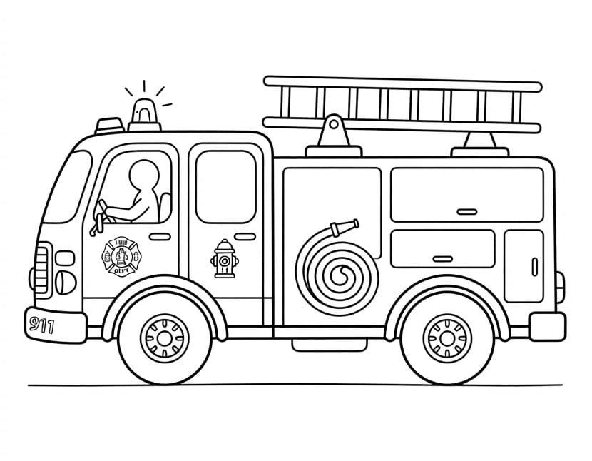 Gemakkelijke Brandweerwagen