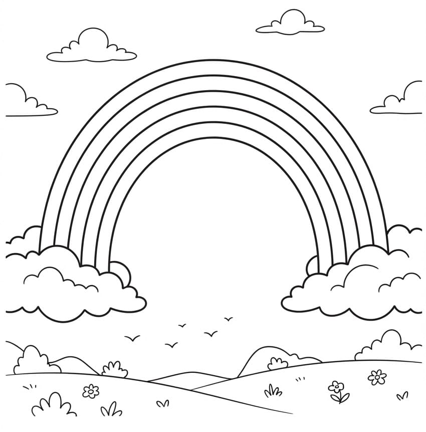 Gemakkelijke regenboog