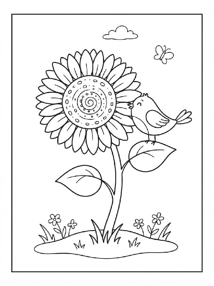 Gemakkelijke zonnebloem
