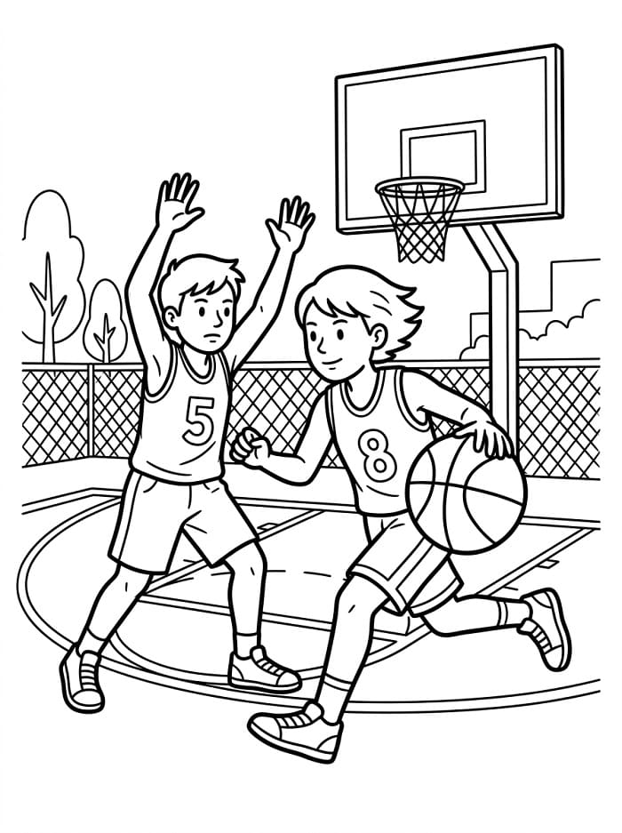 Geweldige Basketbal
