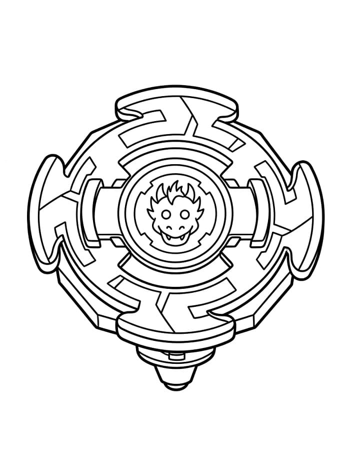 Beyblade kleurplaat