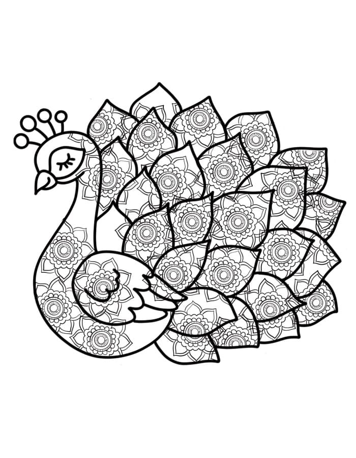 Geweldige Dieren Mandala